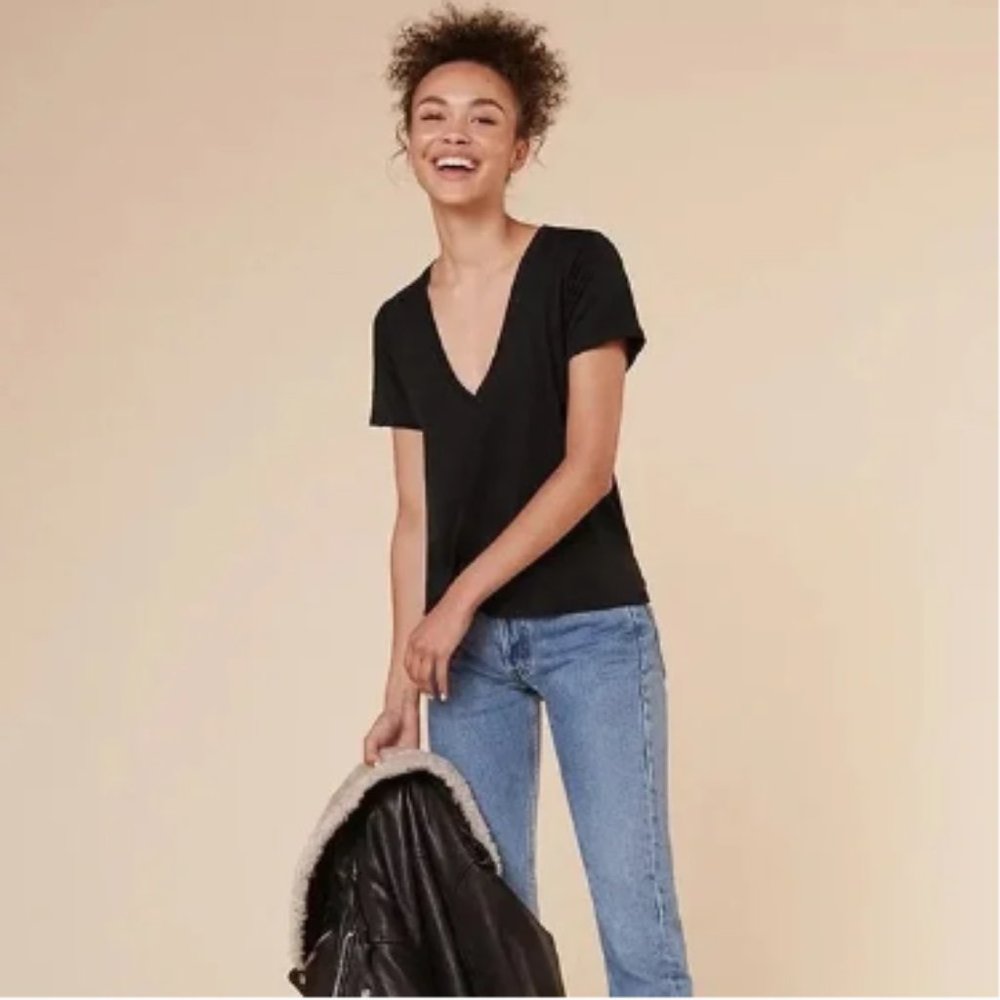 Reformation V-Neck Tee